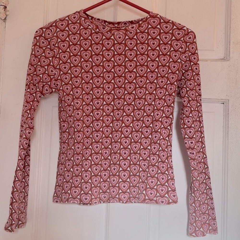 Zara girls heart top in size 13-14